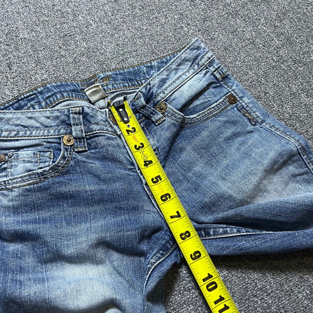 Vintage Silver Jeans Lola Bootcut Jeans Size 28 Blue Light Wash Y2K Low Rise - Picture 8 of 9
